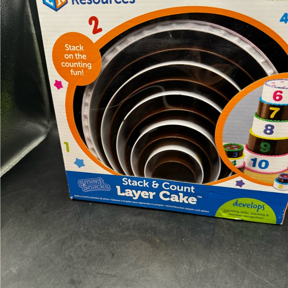 Learning Resources Stack and Count Layer Cake Kids Learning Toy - Picture 2 of 9